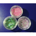 bulk small jar packing  mixed polyester  chunk glitter for cosmetic crafts festival Christmas decoration